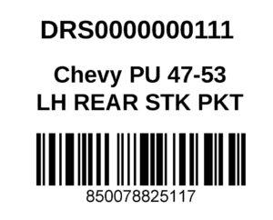 Left Rear Stake Pocket for 3100 Series Truck