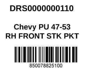 Right Hand Front Stake Pocket for 3100 Series Truck
