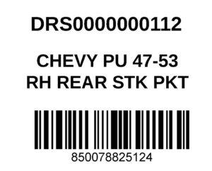Right Rear Stake Pocket for 3100 Series Truck