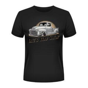 Digs Rod Shop T-Shirt Silver 3100